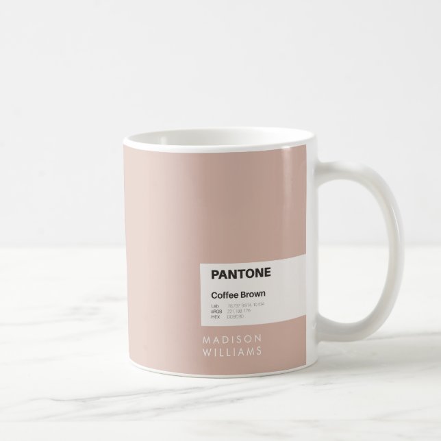 Minimalist Custom Name Personalised Coffee Mug (Right)