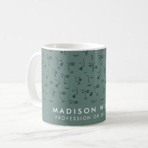 Minimalist Custom Name Personalised Coffee Mug