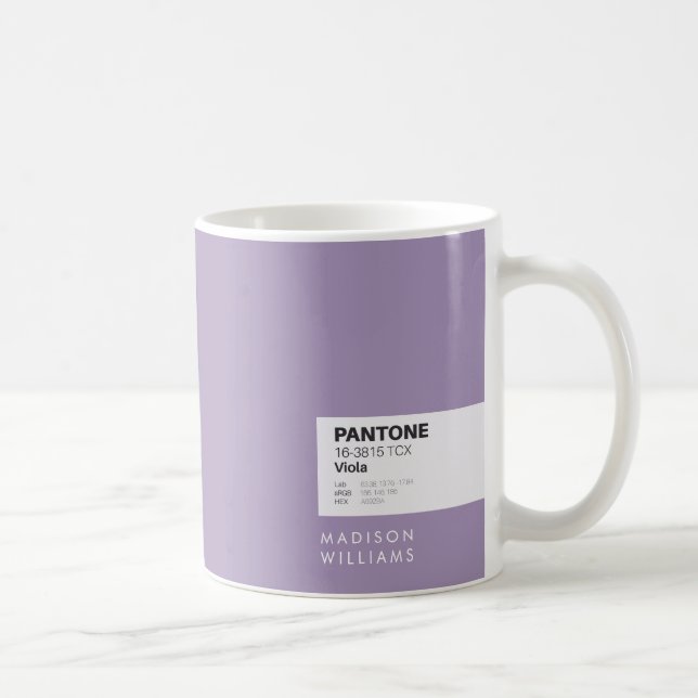 Minimalist Custom Name Personalised Coffee Mug (Right)
