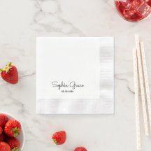 Minimalist Custom Name Personalised Paper