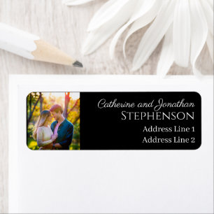 Minimalist Custom Photo Return Address Labels