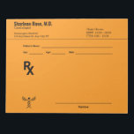 Minimalist Custom Prescription Notepad – Green Pad<br><div class="desc">Keep your notes neat and professional with this Minimalist Custom Prescription Notepad—an editable RX pad designed for doctors, nurses, pharmacists, and medical students. Featuring a clean, modern layout, this notepad can be fully customized with your name, clinic, specialty, or title, making it a practical yet personal addition to your daily...</div>