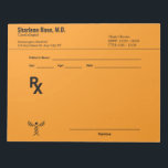 Minimalist Custom Prescription Notepad – Green Pad<br><div class="desc">Keep your notes neat and professional with this Minimalist Custom Prescription Notepad—an editable RX pad designed for doctors, nurses, pharmacists, and medical students. Featuring a clean, modern layout, this notepad can be fully customized with your name, clinic, specialty, or title, making it a practical yet personal addition to your daily...</div>