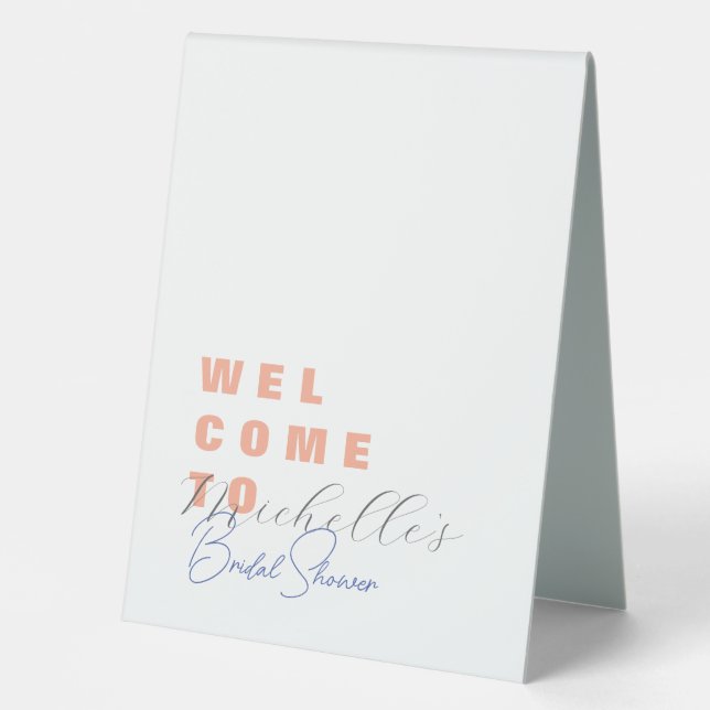 Minimalist Cute Bridal Shower  (Front)