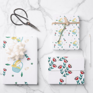 Minimalist Cute Easter Wrapping Paper