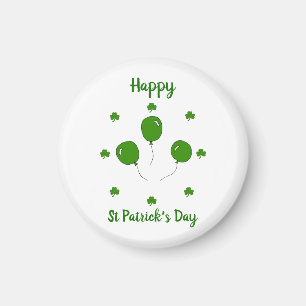 Minimalist Cute Happy St Patrick's Day Magnet