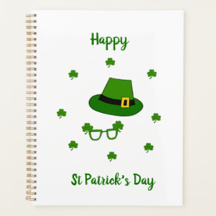 Minimalist Cute Happy St Patrick's Day Planner