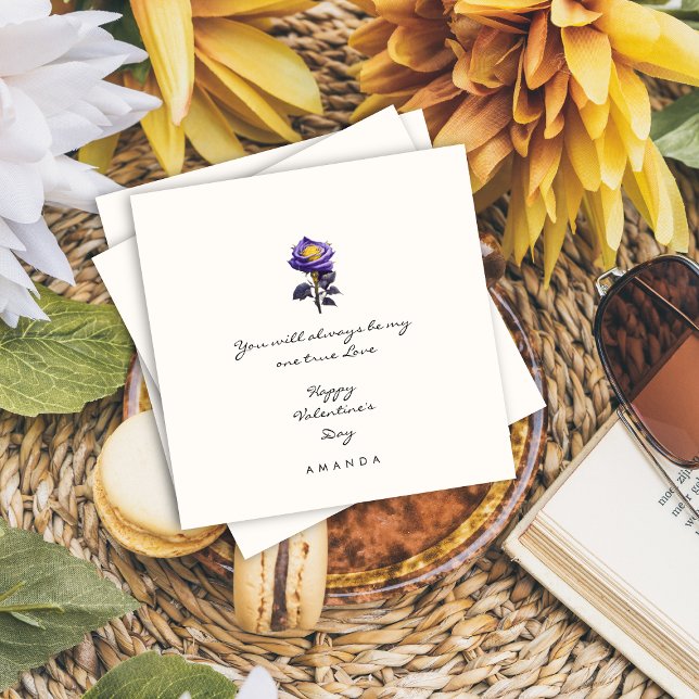 Minimalist Cute Rose Boyfriend Valentine's card (Creator Uploaded)