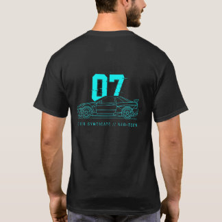 Minimalist Cyberpunk No 07 Blockcore T-Shirt