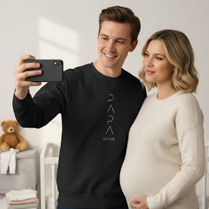 Minimalist Dad to Be Shirt   Modern New Father2026