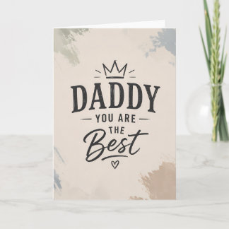 Minimalist Daddy Appreciation Father’s Day Card
