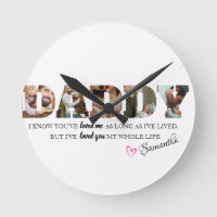 Minimalist DADDY Photo Collage Happy Father's Day