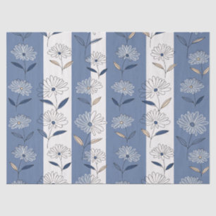 Minimalist Daisy Floral Pattern (1) Tissue Paper