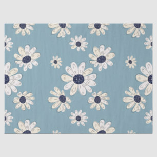 Minimalist Daisy Floral Pattern (2) Tissue Paper