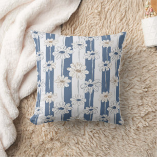 Minimalist Daisy Floral Pattern (3) Cushion