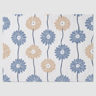 Minimalist Daisy Floral Pattern (6) Tissue Paper