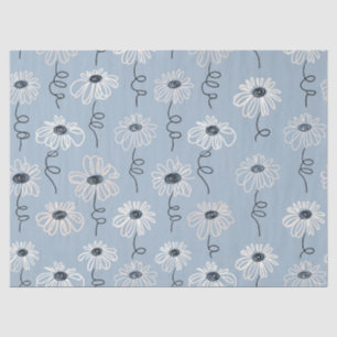 Minimalist Daisy Floral Pattern (7) Tissue Paper