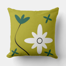 Minimalist Daisy Flower Abstract Botanical Art
