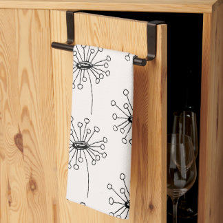 Minimalist Dandelion Kitchen Tea Towel