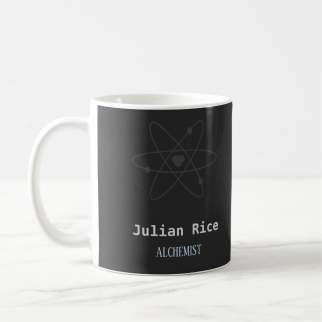 Minimalist dark grey coffee mug (Left)