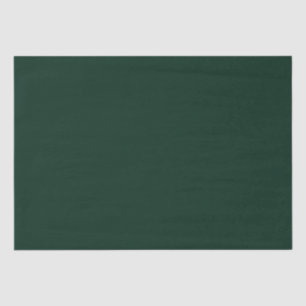 Minimalist dark pine green solid plain elegant tissue paper