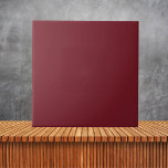 Minimalist Dark Red  Plain Solid Colour Tile<br><div class="desc">Minimalist Dark Red Solid Colour Kitchen and Bathroom</div>