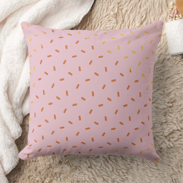 Minimalist Dash Sprinkle Pattern Cushion (Blanket)