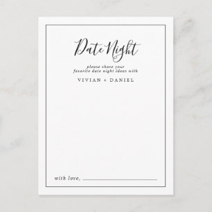 Minimalist Date Night Idea Cards