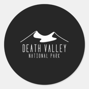 Minimalist Death Valley National Park Classic Round Sticker