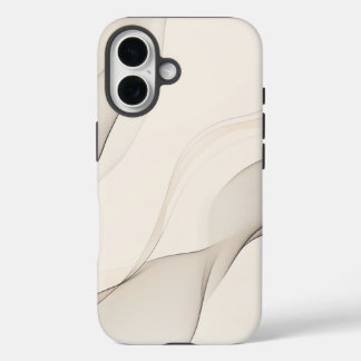 Minimalist | Delicate Leaf & Branch Sketch iPhone 16 Case