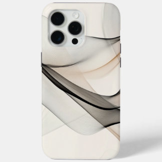 Minimalist | Delicate Leaf & Branch Sketch iPhone 15 Pro Max Case