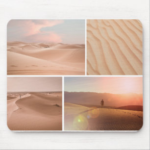 Minimalist Desert Dunes Sunset Landscape Photo Mouse Mat