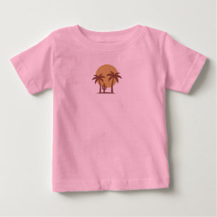 Minimalist Desert Sunset Kids T-Shirt   Cute Boho 