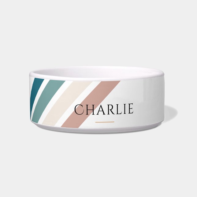 Minimalist design in pastel colours bowl (Front)