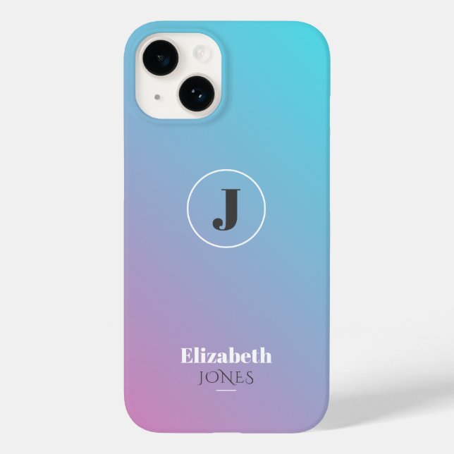 Minimalist design in pastel colours Case-Mate iPhone case (Back)