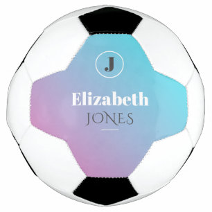 Minimalist design in pastel colours football