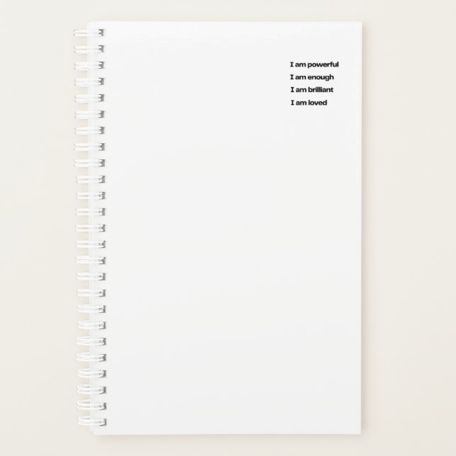 Minimalist design of self-love planner (Front)