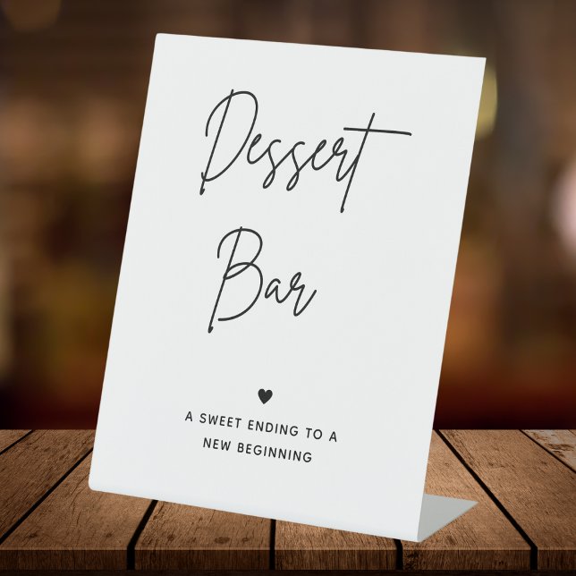 Minimalist Dessert Bar Sign | Dessert Table Sign (Creator Uploaded)