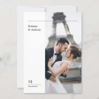 Minimalist Destination Simple Wedding Photo