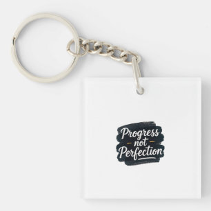Minimalist Digital Graphic with White Cursive "Pro Key Ring