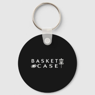 Minimalist Disc Golf Basket Case Funny Disc Golf L Key Ring