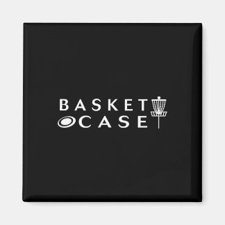 Minimalist Disc Golf Basket Case Funny Disc Golf L Magnet