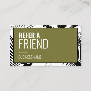 Minimalist Discount Referral Card   Refer a Friend