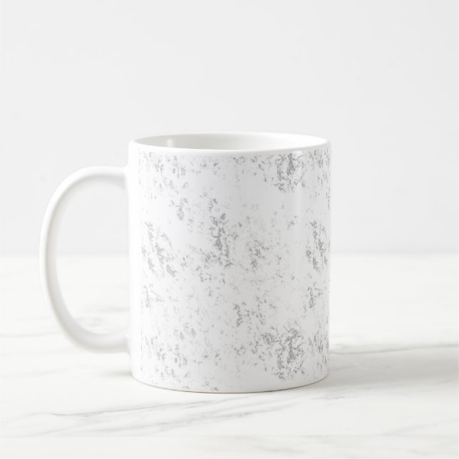 Minimalist Distressed Academic Texture Coffee Mug (Left)