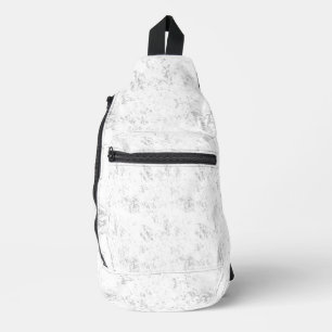 Minimalist Distressed Academic Texture Sling Bag
