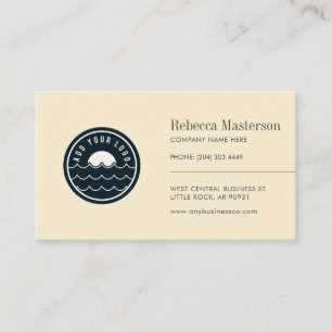Minimalist DIY Corporate Business Logo Business Card