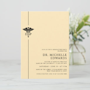 Minimalist DNP Doctor of Nursing Practice Graduate Invitation