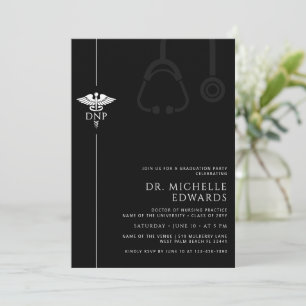 Minimalist DNP Doctor of Nursing Practice Graduate Invitation