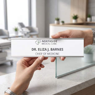 Minimalist Doctor Office & Consultation Room Door Sign