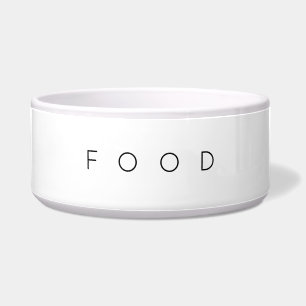 Minimalist Dog or Cat Pet Food Bowl